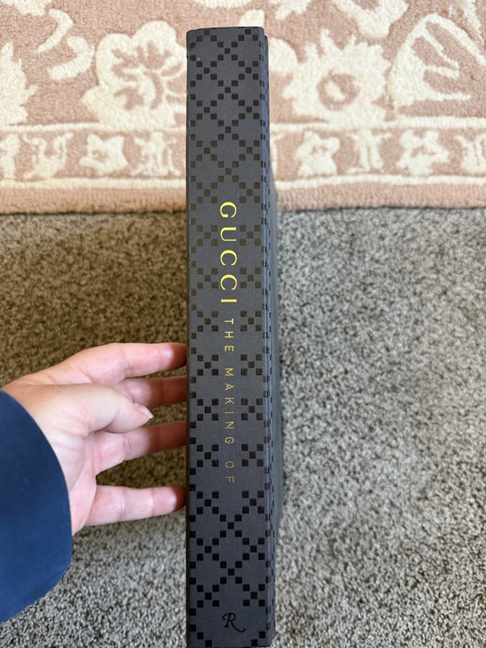 Gucci - The Making Of Hardcover Book in Charcoal and Gold